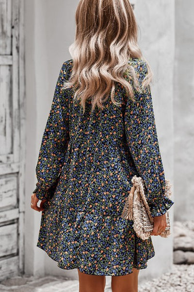 Floral Long Sleeve Dress