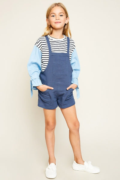 Crossback Overall Romper