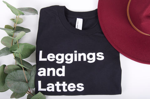 Leggings and Lattes Tee