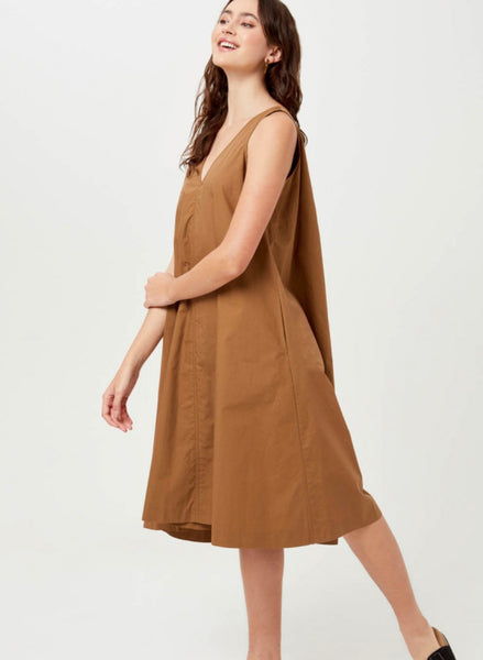 Toffee Sleeveless Midi Dress